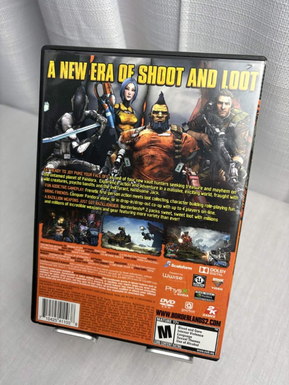 Borderlands 2 PC DVD-ROM Vintage Game W/ Manual - Picture 6 of 6